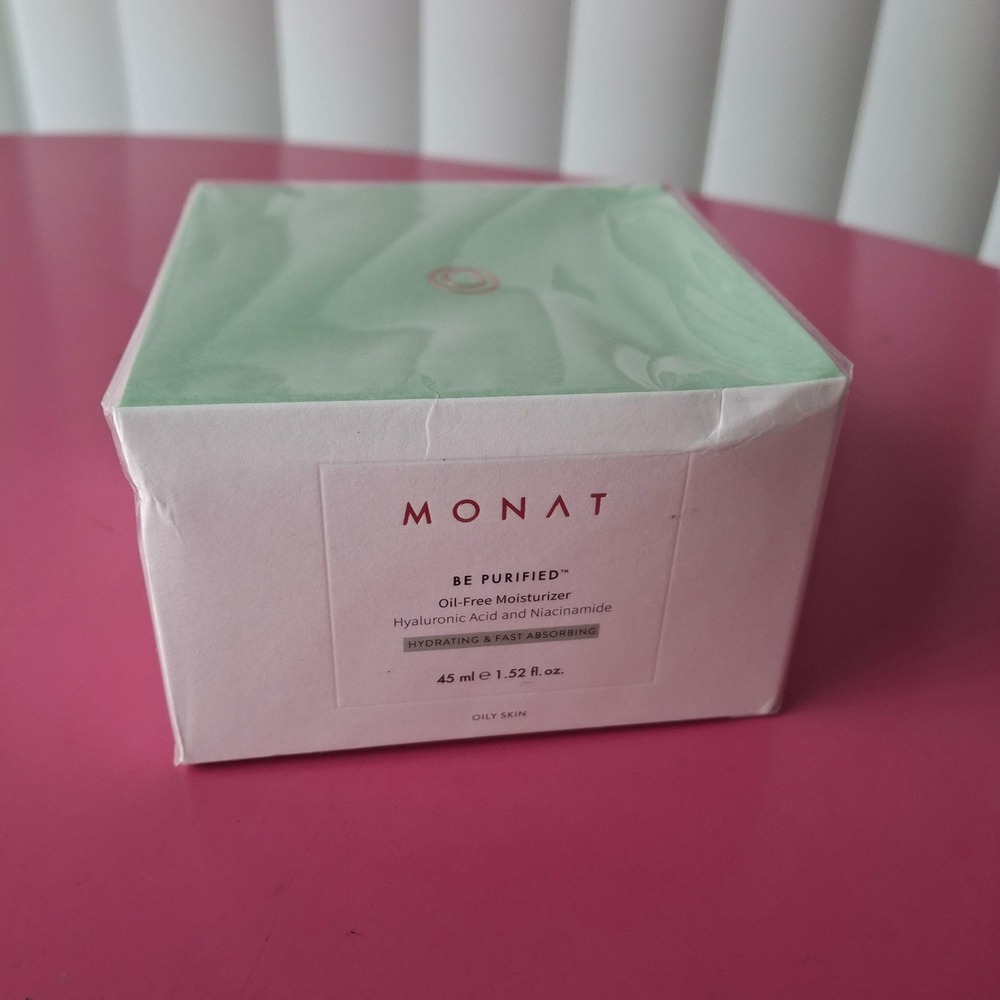 Monat Be Purified Oil-Free Moisturizer 1.52oz 50ml Hyaluronic Acid